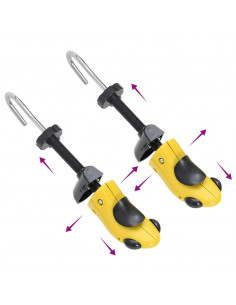 Allargascarpe con Calzascarpe Giallo EU 34-37 in Plastica