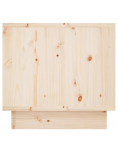 Comodini 2 pz 35x34x32 cm in Legno Massello di Pino