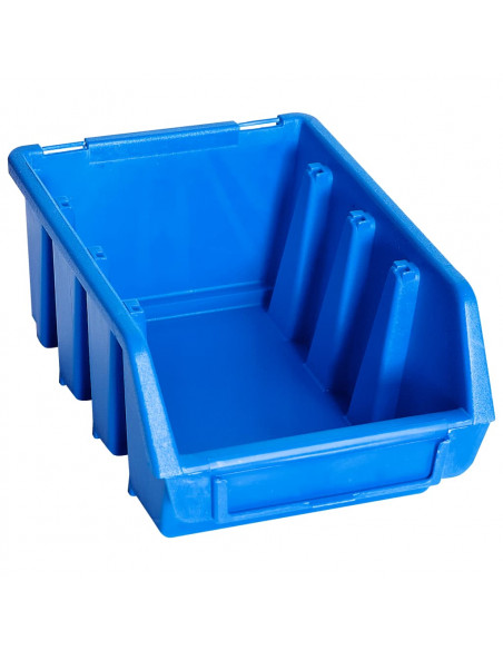 Contenitori Impilabili 20 pz Blu in Plastica