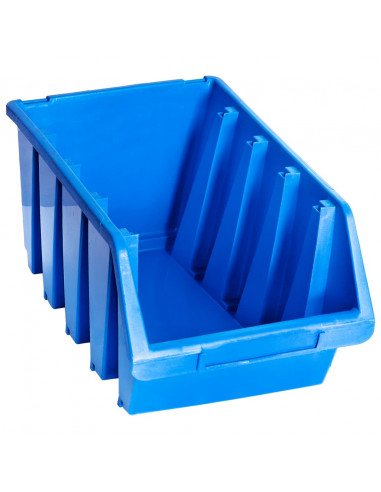 Contenitori Impilabili 14 pz Blu in Plastica