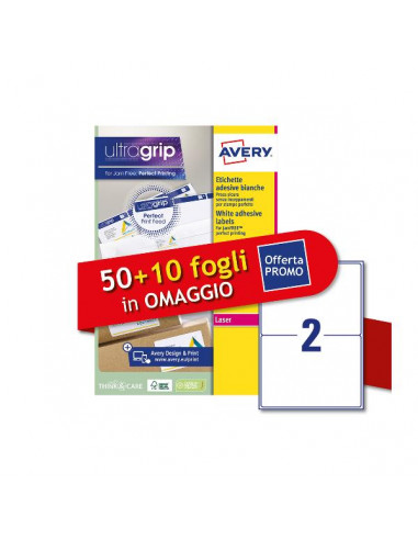 ETICHETTE LASER 50PIU10 FF OMAGGIO