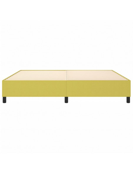 Giroletto senza Materasso Verde 200x200 cm in Tessuto