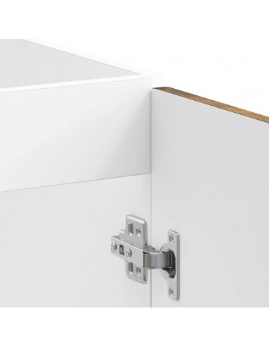 Mobile base lavello Porto Rovere Fumo 80x46x81,5 cm Truciolato