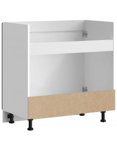 Mobile base lavello Porto Nero 80x46x81,5cm Legno Multistrato