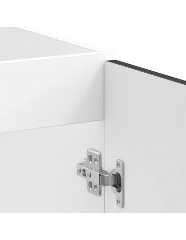 Mobile base lavello Porto Nero 80x46x81,5cm Legno Multistrato