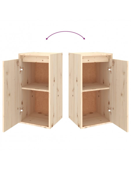 Mobili Porta TV 6 pz in Legno Massello di Pino