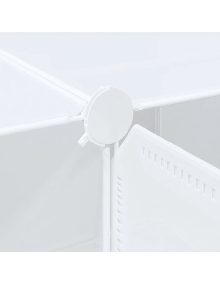Organizzatore Portaoggetti con 20 Cubi e Aste per Appendere PP