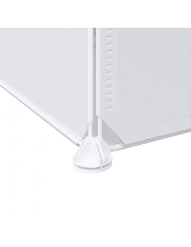 Organizzatore Portaoggetti con 16 Cubi e Aste per Appendere PP