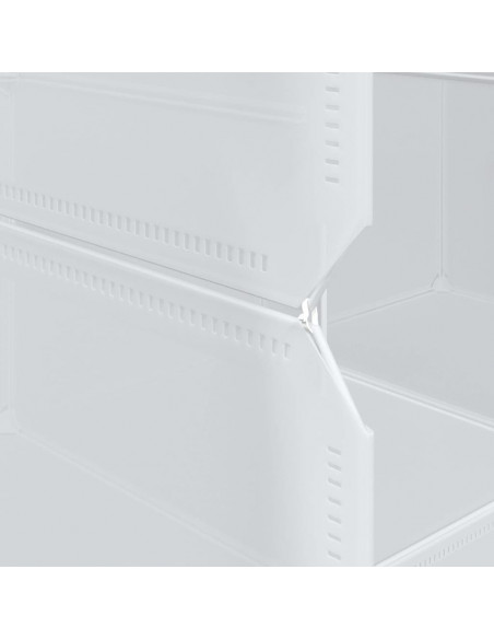 Organizzatore Portaoggetti con 12 Cubi e Aste per Appendere PP