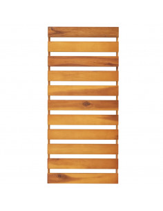 Scaffale Pieghevole 3 Ripiani 70x31x63 cm Legno Massello Acacia