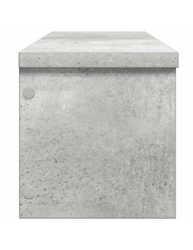 Scaffale da Cucina Impilabile Grigio Cemento 50x15x16 cm