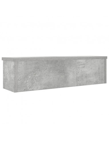 Scaffale da Cucina Impilabile Grigio Cemento 50x15x16 cm