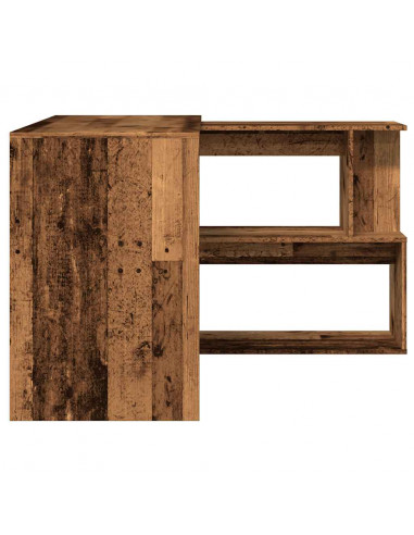 Scrivania ad Angolo Legno Vecchio 200,5x50x76 cm Truciolato