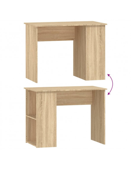 Scrivania Rovere Sonoma 100x55x75 cm in Legno Multistrato