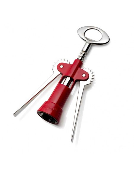 Cavatappi Ghidini Cipriano 045R SOMMELIER Tavernello Rosso e Cromo Ros