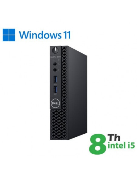 MINI PC DELL RINOVO REFURBISHED Optiplex 3060-5060M RN45534111 i5-8x00 16GB SSD480GB W11P