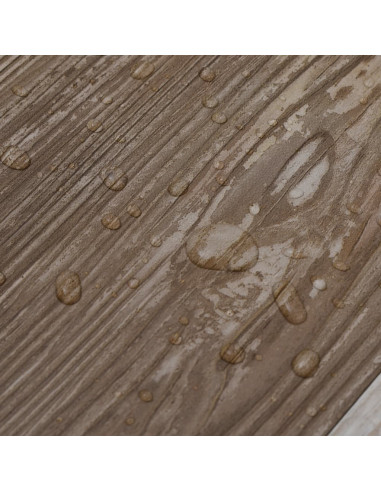 Listoni Autoadesivi in PVC 5,21 m² 2 mm Legno Slavato