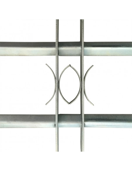 Grate per Finestre Regolabili 2 Barre Trasversali 1000-1500 mm