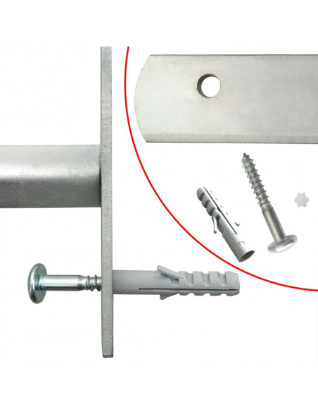Grate per Finestre Regolabili 2 Barre Trasversali 1000-1500 mm