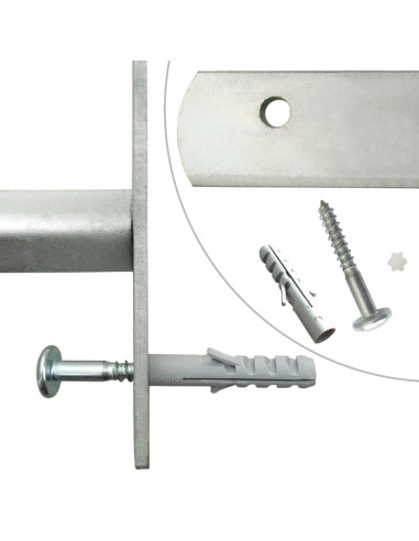 Grate per Finestre Regolabili 2 pz 1000-1500 mm