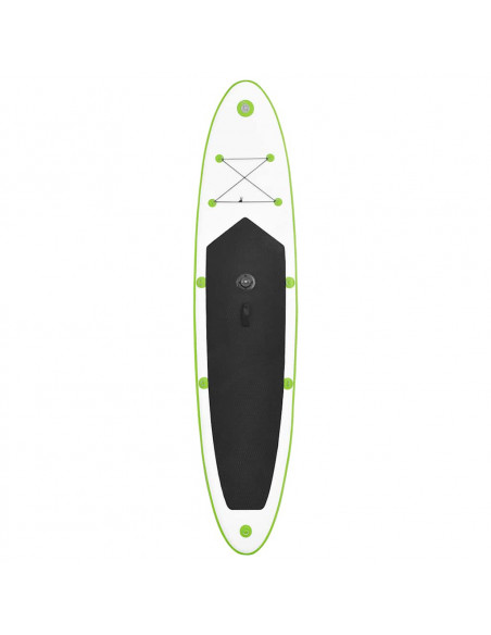 Set Tavola Gonfiabile da SUP con Vela Verde e Bianco