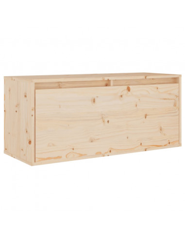 Mobili Porta TV 4 pz in Legno Massello di Pino