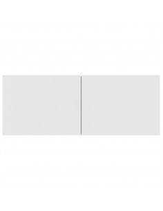 Set di Mobili Porta TV 5 pz Bianco in Legno Multistrato 2