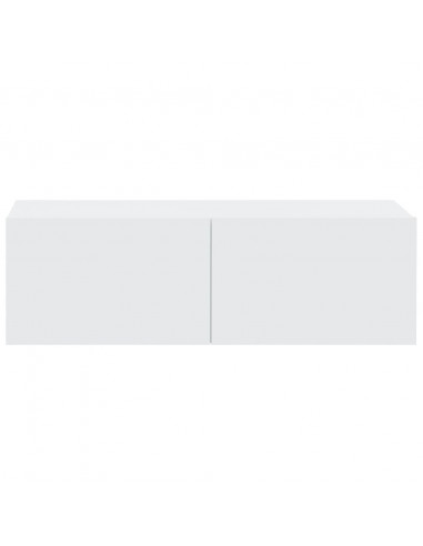 Set di Mobili Porta TV 6 pz Bianco in Legno Multistrato