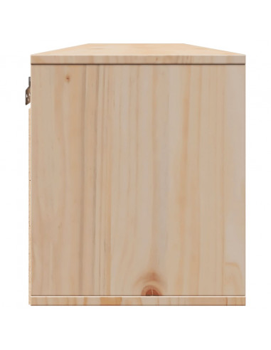 Pensili 2 pz 80x30x35 cm in Legno Massello di Pino