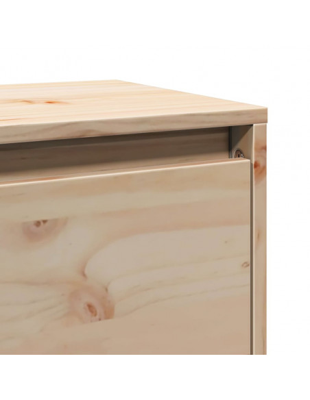 Pensili 2 pz 80x30x35 cm in Legno Massello di Pino