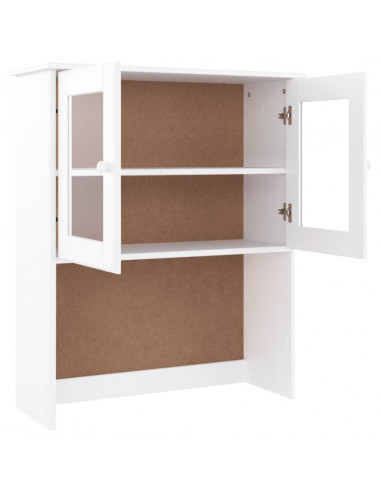 Piano Comò ALTA Bianco 77x30x92 cm in Legno Massello di Pino