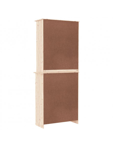 Credenza ALTA 77x35x188 cm in Legno Massello di Pino