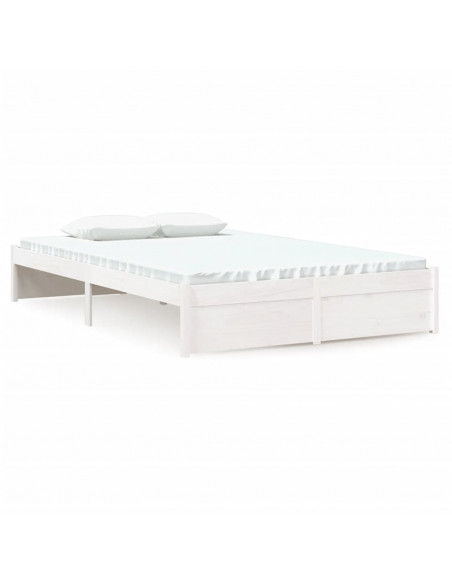 Giroletto Bianco in Legno Massello 120x190 cm Small Double