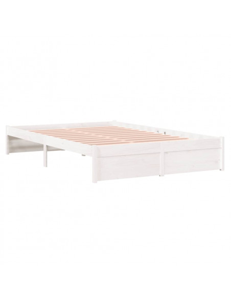 Giroletto Bianco in Legno Massello 120x190 cm Small Double