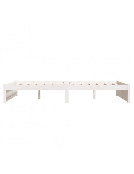 Giroletto Bianco in Legno Massello 120x190 cm Small Double