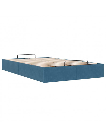 Struttura Letto Pouf Senza Materasso 120x190 cm Velluto