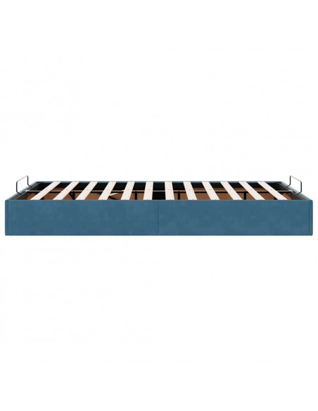 Struttura Letto Pouf Senza Materasso 120x190 cm Velluto