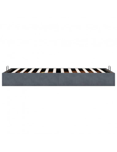 Struttura Letto Pouf Senza Materasso 100x200 cm Velluto