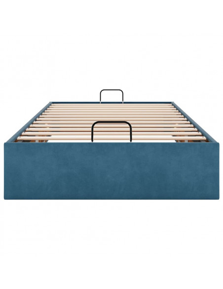 Struttura Letto Pouf Senza Materasso 100x200 cm Velluto