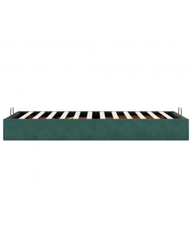 Struttura Letto Pouf Senza Materasso 100x200 cm Velluto