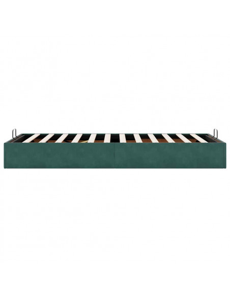 Struttura Letto Pouf Senza Materasso 100x200 cm Velluto