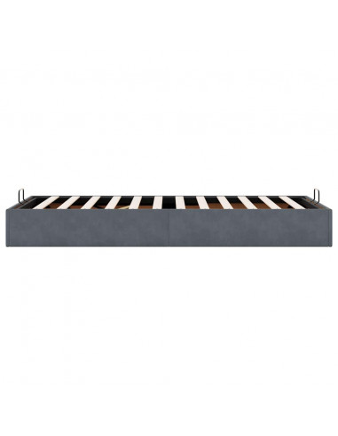 Struttura Letto Pouf Senza Materasso 90x200 cm Velluto