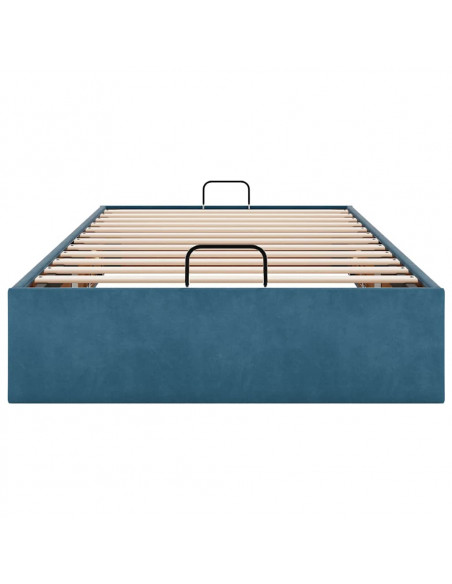 Struttura Letto Pouf Senza Materasso 90x200 cm Velluto