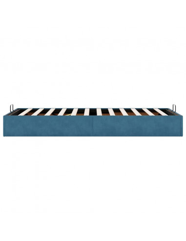 Struttura Letto Pouf Senza Materasso 90x200 cm Velluto