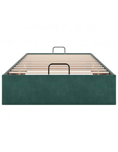 Struttura Letto Pouf Senza Materasso 90x200 cm Velluto