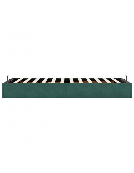 Struttura Letto Pouf Senza Materasso 90x200 cm Velluto