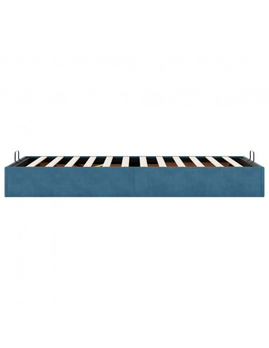 Struttura Letto Pouf Senza Materasso 90x190 cm Velluto