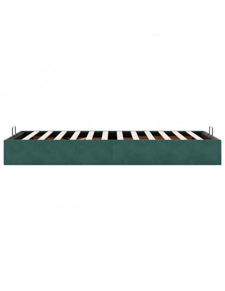 Struttura Letto Pouf Senza Materasso 90x190 cm Velluto