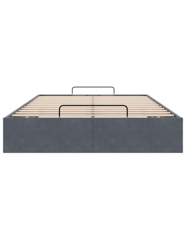 Struttura Letto Pouf Senza Materasso 80x200 cm Velluto