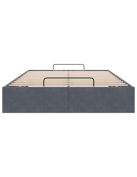 Struttura Letto Pouf Senza Materasso 80x200 cm Velluto